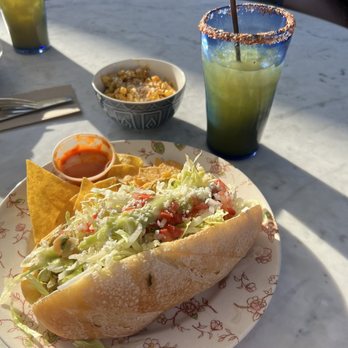 Santo De La Torta - Chicken Verde, Passionfruit Margarita - Mexican Near Me - Eugene, Oregon