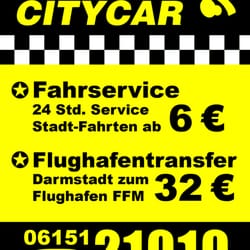 Citycar Darmstadts Flughafentransfer