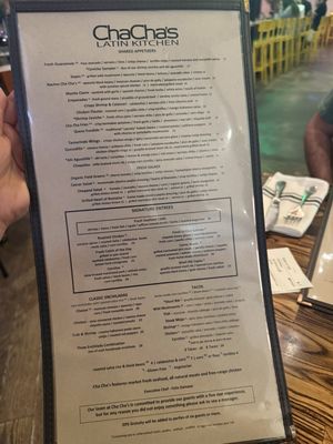 Menu photo 4 Cha Cha's Latin Kitchen Irvine, CA