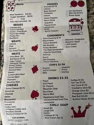 Menu photo 1 Lucky Bernie's -  Huntley Huntley, IL