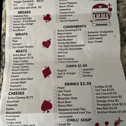 Lucky Bernie's -  Huntley - BYOSandwich menu