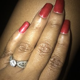 Gel mani on natural nails Gel mani on natural nails