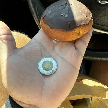 Half and Half Doughnut Co. - Boston Cream Bismark - Coffee & Tea Near Me - Seattle, Washington