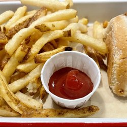 Certified Burgers & Beverage - Oaxaca "burger" with fries: delicious.