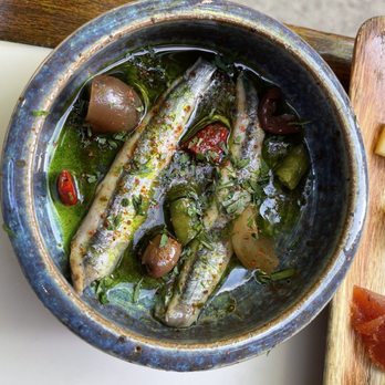 Oloroso - Anchovies in salsa verde - Spanish Near Me - Philadelphia, Pennsylvania Oloroso - Anchovies in salsa verde - Spanish Near Me - Philadelphia, Pennsylvania