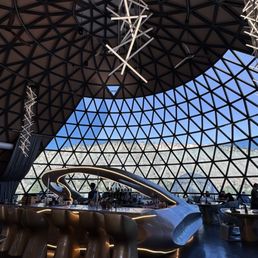 Indoor bar area