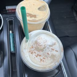 Starbucks - Pumpkin Chai & Gingerbread Latte =