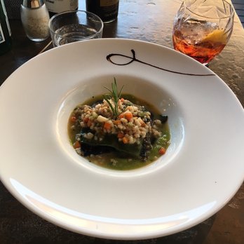 Officina 12 - Squid lasagna - very different and very tasty. - Italian Near Me - Milan, Michigan Officina 12 - Squid lasagna - very different and very tasty. - Italian Near Me - Milan, Michigan