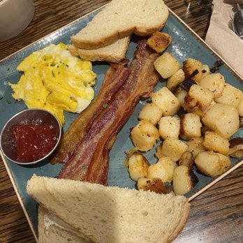 First Watch - Traditional breakfast with scrambled eggs, bacon, sour dough toast and potatoes. - Breakfast & Brunch Near Me - Cuyahoga Falls, Ohio