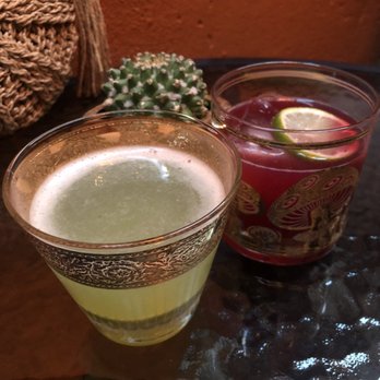The Fly Trap - Tongue Teaser (green) and Pisco Disco (pink) - Bars Near Me - San Francisco, California