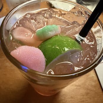 Texas Roadhouse - Some kind of watermelon cocktail... But it practically tasted like water. Didn't feel a buzz, either. LIGHT POUR. - American Near Me - Conroe, Texas