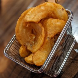 The signature battered fries are the best there is on the menu! The signature battered fries are the best there is on the menu!