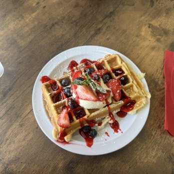 Red Berry Coffee Bar - Belgian Waffle - Coffee & Tea Near Me - Rancho Cucamonga, California Red Berry Coffee Bar - Belgian Waffle - Coffee & Tea Near Me - Rancho Cucamonga, California