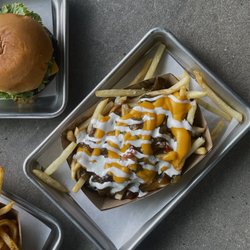 C Burger - Loaded Green Chili Fries