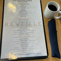 Breakfast menu Breakfast menu
