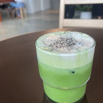 Junia Café - matcha grey - Coffee & Tea Near Me - Gardena, California Junia Café - matcha grey - Coffee & Tea Near Me - Gardena, California