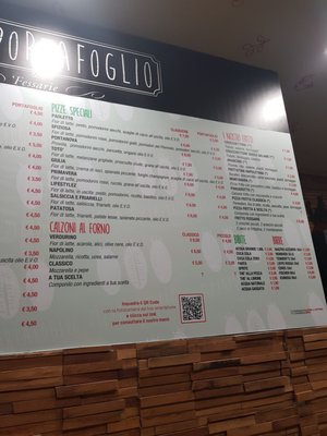Menu photo 1 Pizzaportafoglio & Fessarie Salerno, SA