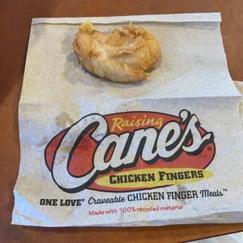 Raising Cane's Chicken Fingers - My measly mini finger no coating and dry - Fast Food Near Me - Phoenix, Arizona Raising Cane's Chicken Fingers - My measly mini finger no coating and dry - Fast Food Near Me - Phoenix, Arizona