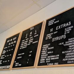 Levante Coffee - March 11, 2026 menu