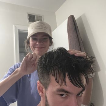 Supercuts - My lady doing damage control. No thanks to Nancy. - Hair Salons Near Me - HOLLAND, Michigan