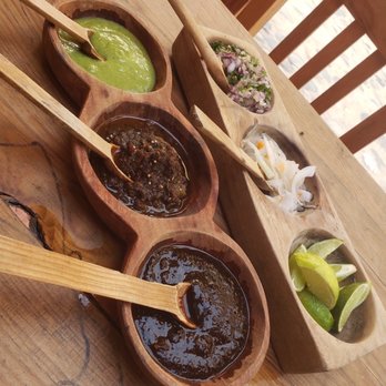 El Itacate - Salsas, sauces and sides oh my! - Tacos Near Me - Sayulita, NAY
