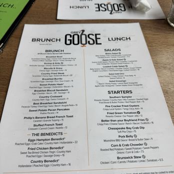 The Grey Goose - Menu - American Near Me - Hampton, Virginia The Grey Goose - Menu - American Near Me - Hampton, Virginia