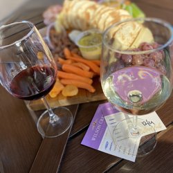 Wilson Creek Winery - The hummus board, the olive and nuts board and the cheese all combined on to one great board.