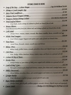 Menu photo 7 Brutus Land & Sea Marathon, FL Menu photo 7 Brutus Land & Sea Marathon, FL