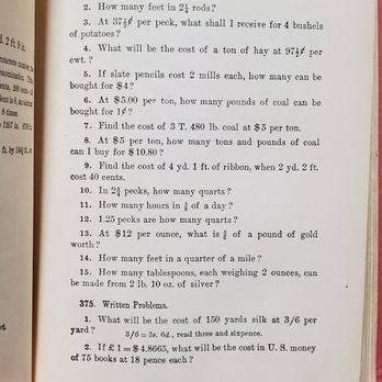Dealers Depot - Denominate Numbers. Sort of like story problems. - Antiques Near Me - Tempe, Arizona Dealers Depot - Denominate Numbers. Sort of like story problems. - Antiques Near Me - Tempe, Arizona