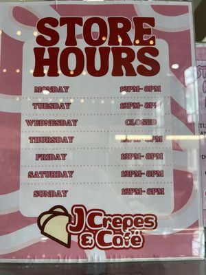 Menu photo 6 J Crepes & Cafe San Diego, CA