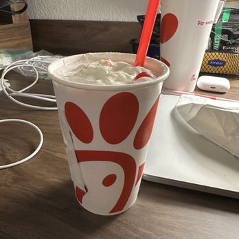 Chick-fil-A - Cherry milkshake - Fast Food Near Me - Denver, Colorado Chick-fil-A - Cherry milkshake - Fast Food Near Me - Denver, Colorado