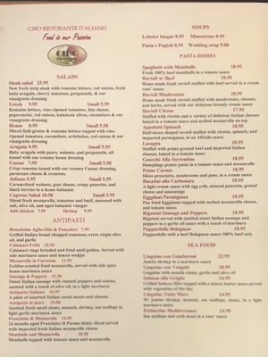 Menu photo 5 Ciro Ristorante Aldie, VA Menu photo 5 Ciro Ristorante Aldie, VA
