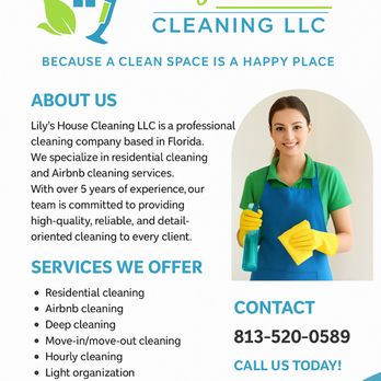 Lily’s House Cleaning - Home Cleaning Near Me
