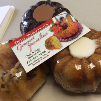 Dolce Monachelli's - Butterum with pecans, chocolate, and seasonal pumpkin spice! - Bakeries Near Me - Fullerton, California