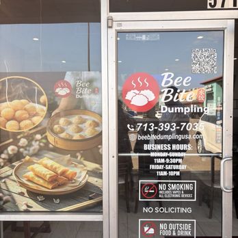 Bee Bite Dumpling - The entrance with pictures that actually look like the food you will get! - Chinese Near Me - Houston, Texas Bee Bite Dumpling - The entrance with pictures that actually look like the food you will get! - Chinese Near Me - Houston, Texas