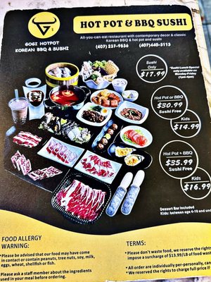 gogi hotpot korean bbq & sushi by null
