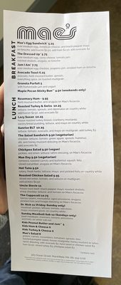 Mae's Sandwich Shop by null