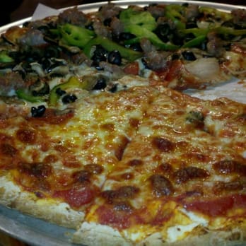 Carl's Pizza - .5 satellite and .5 cheese - Pizza Near Me - Denver, Colorado Carl's Pizza - .5 satellite and .5 cheese - Pizza Near Me - Denver, Colorado