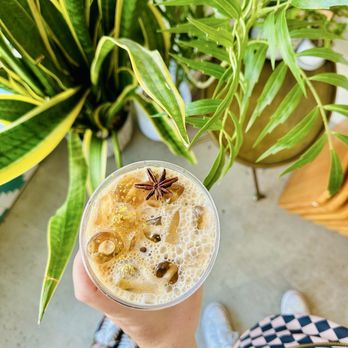 Cajé Coffee Roasters - Iced salted pecan latte - Coffee & Tea Near Me - Santa Barbara, California Cajé Coffee Roasters - Iced salted pecan latte - Coffee & Tea Near Me - Santa Barbara, California