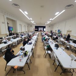 Bell- Jeff Bingo - Very early in the main playing hall