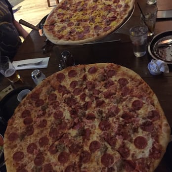 The Post - The Allies and a build your own - both 20" - Pizza Near Me - Louisville, Kentucky The Post - The Allies and a build your own - both 20" - Pizza Near Me - Louisville, Kentucky