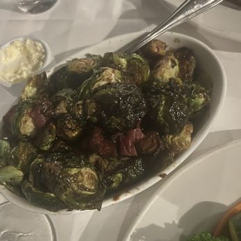 Peohe's - Flash fried Brussels sprouts with pancetta and balsamic - Seafood Near Me - Coronado, California Peohe's - Flash fried Brussels sprouts with pancetta and balsamic - Seafood Near Me - Coronado, California