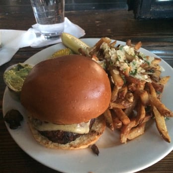 DuMont Burger - For a real burger lovers you'll love this spot... Dumont burger with mushrooms and avocado and parmesan cheese fries... - Burgers Near Me - Brooklyn, New York