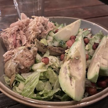 Kid Cashew - Caesar, avocado and artichoke salad with chicken - Mediterranean Near Me - Charlotte, North Carolina Kid Cashew - Caesar, avocado and artichoke salad with chicken - Mediterranean Near Me - Charlotte, North Carolina
