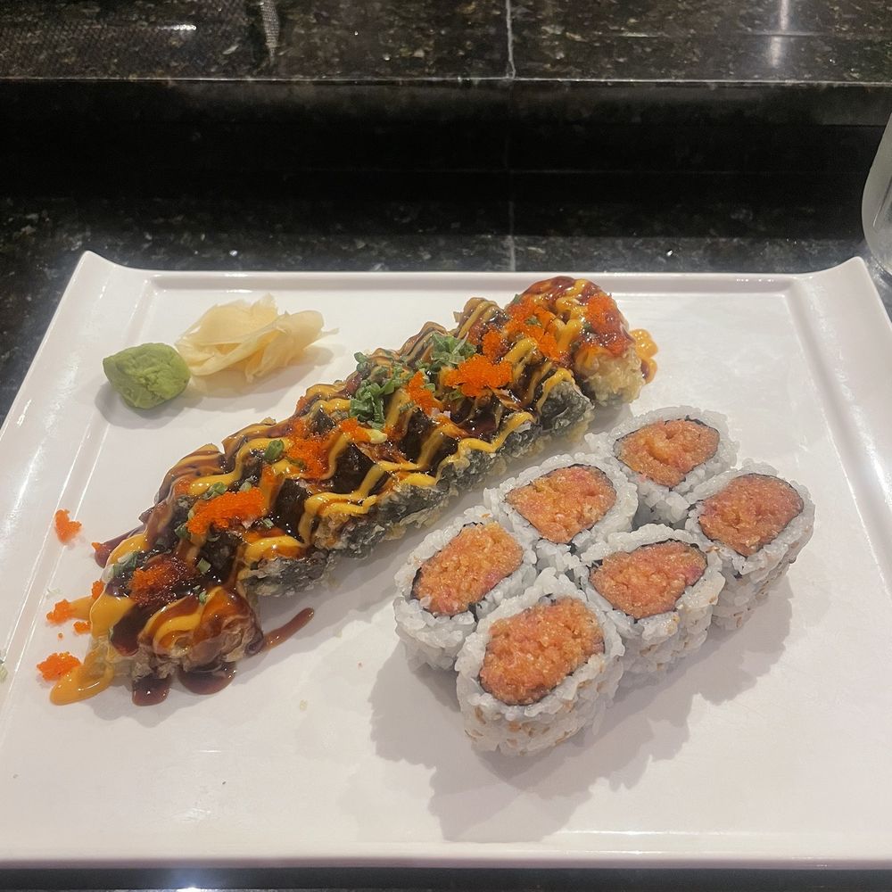 Wasabi - Godzilla Roll & Spicy Tuna Roll - Japanese Near Me - Asheville, North Carolina Wasabi - Godzilla Roll & Spicy Tuna Roll - Japanese Near Me - Asheville, North Carolina