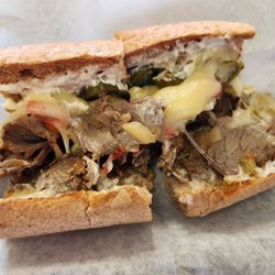 Deli Delicious - 6in Philly cheese Steak with Wheat bread