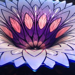 Thal Glass Studio & Gallery - Lotus Bowl purchased by the Wyoming State Art Museum 2020