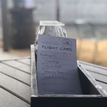 Fieldwork Brewing - My flight. - Breweries Near Me - Napa, California Fieldwork Brewing - My flight. - Breweries Near Me - Napa, California
