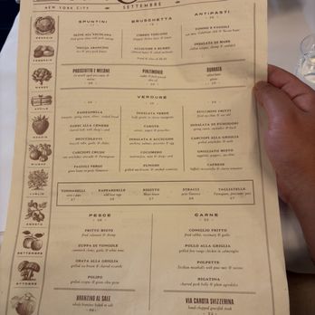 Via Carota - Menu - Italian Near Me - New York, New York Via Carota - Menu - Italian Near Me - New York, New York