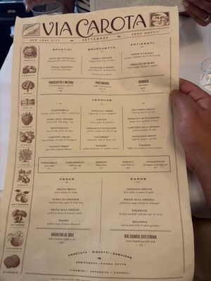 Menu photo 1 Via Carota New York, NY Menu photo 1 Via Carota New York, NY
